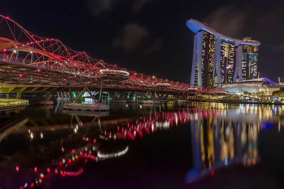 The Helix Bridge, Singapore